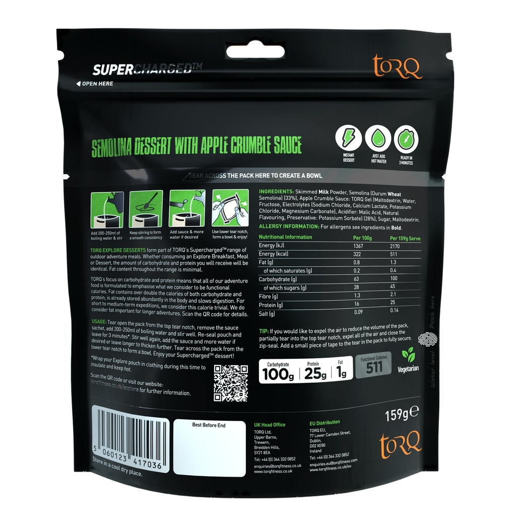 Torq EXPLORE Dessert