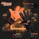 Precision Junior Fusion X Pro Surround Quartz GK Gloves