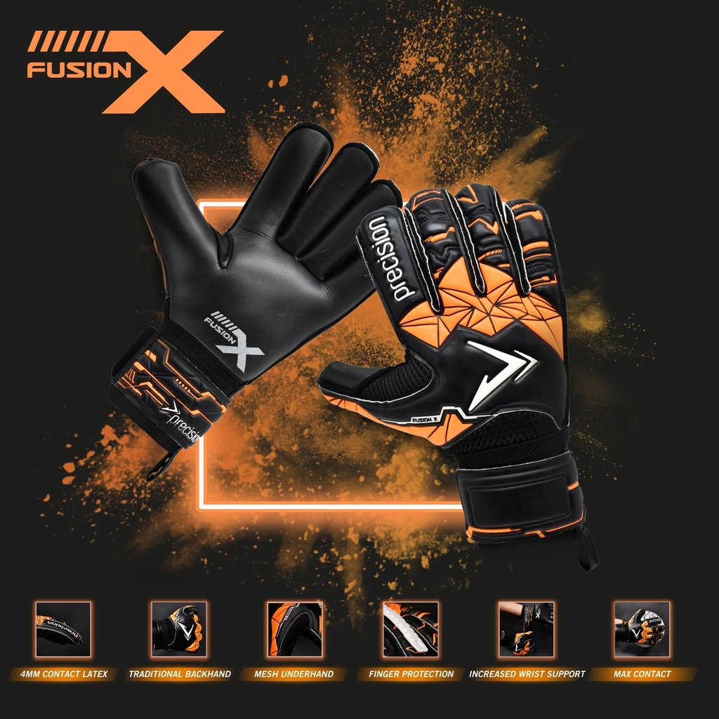 Precision Fusion X Roll Finger Protect GK Gloves