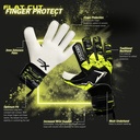 Precision Junior Fusion X Flat Cut Finger Protect GK Gloves