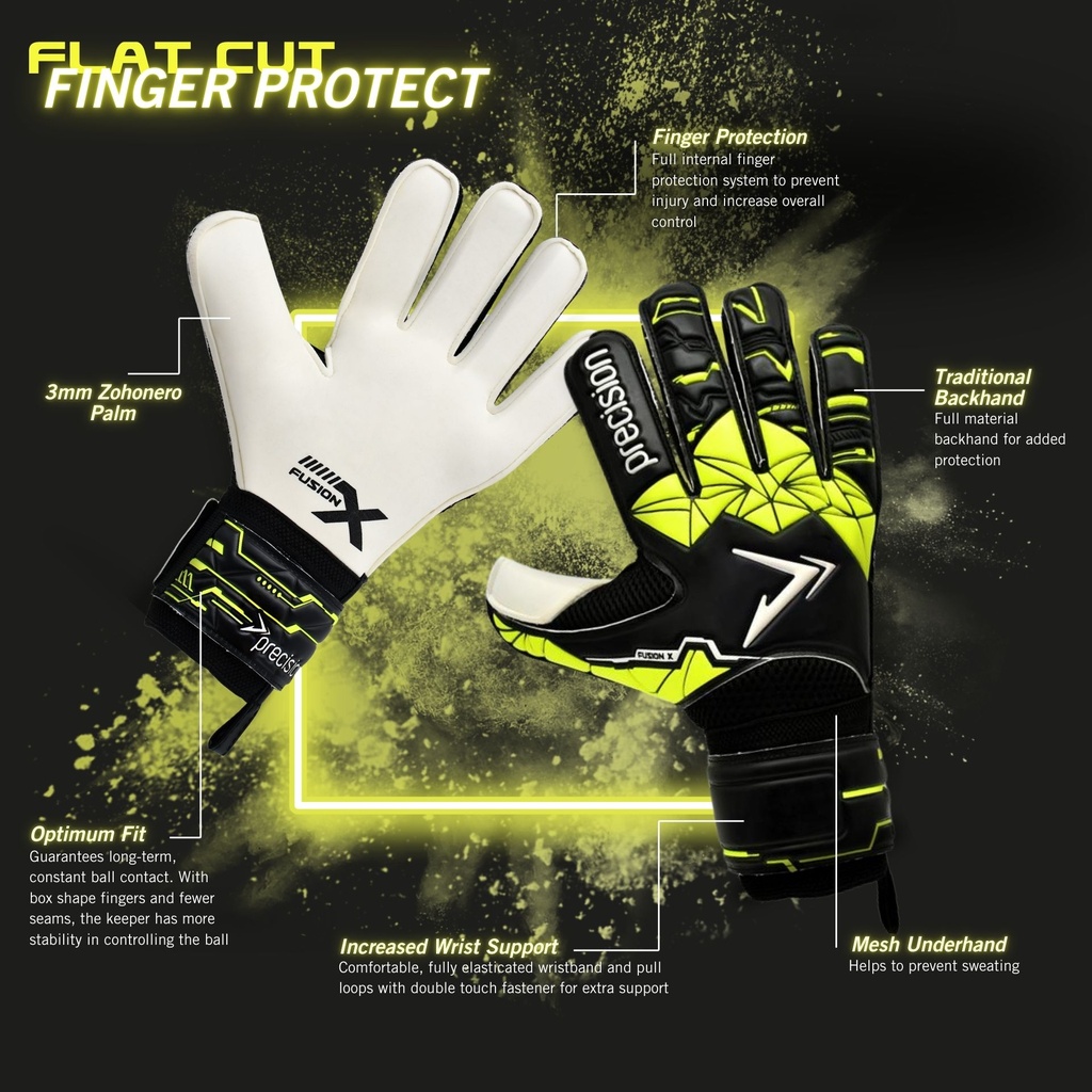 Precision Fusion X Flat Cut Finger Protect GK Gloves