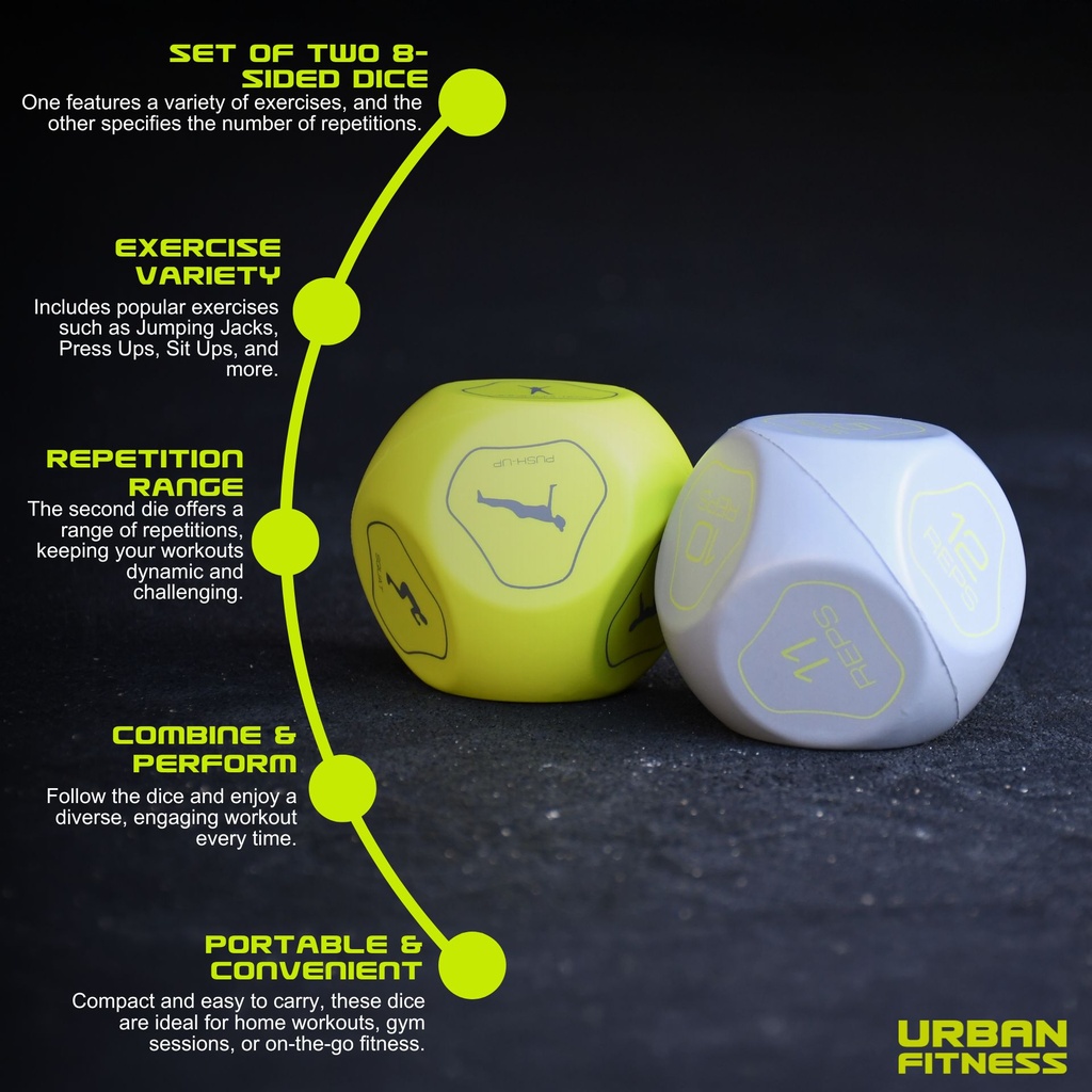 Urban Fitness Fitness Dice