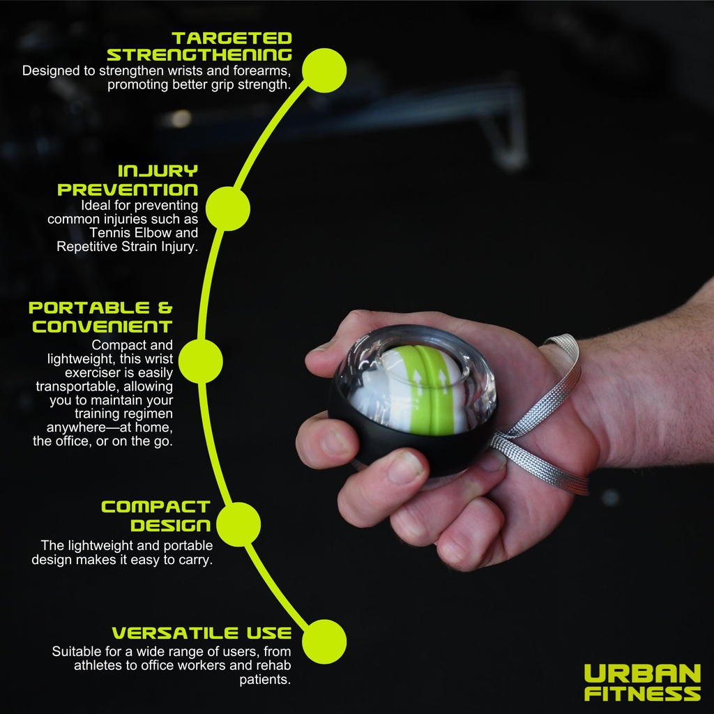 Urban Fitness Wrist Exerciser Ball