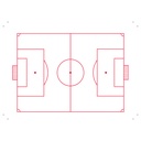 Precision A6 Football Pro-Coach Notepad (Pack 6)