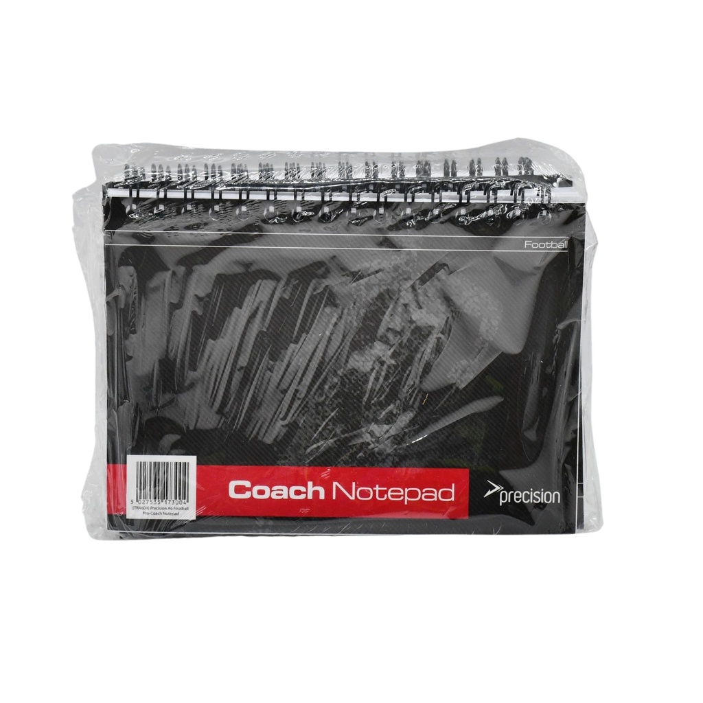 Precision A6 Football Pro-Coach Notepad (Pack 6)