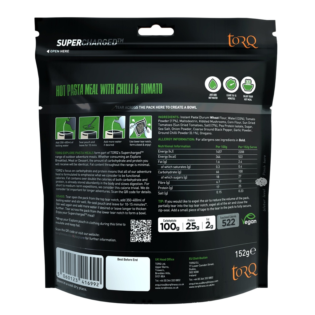 TORQ Explore Pasta Meal