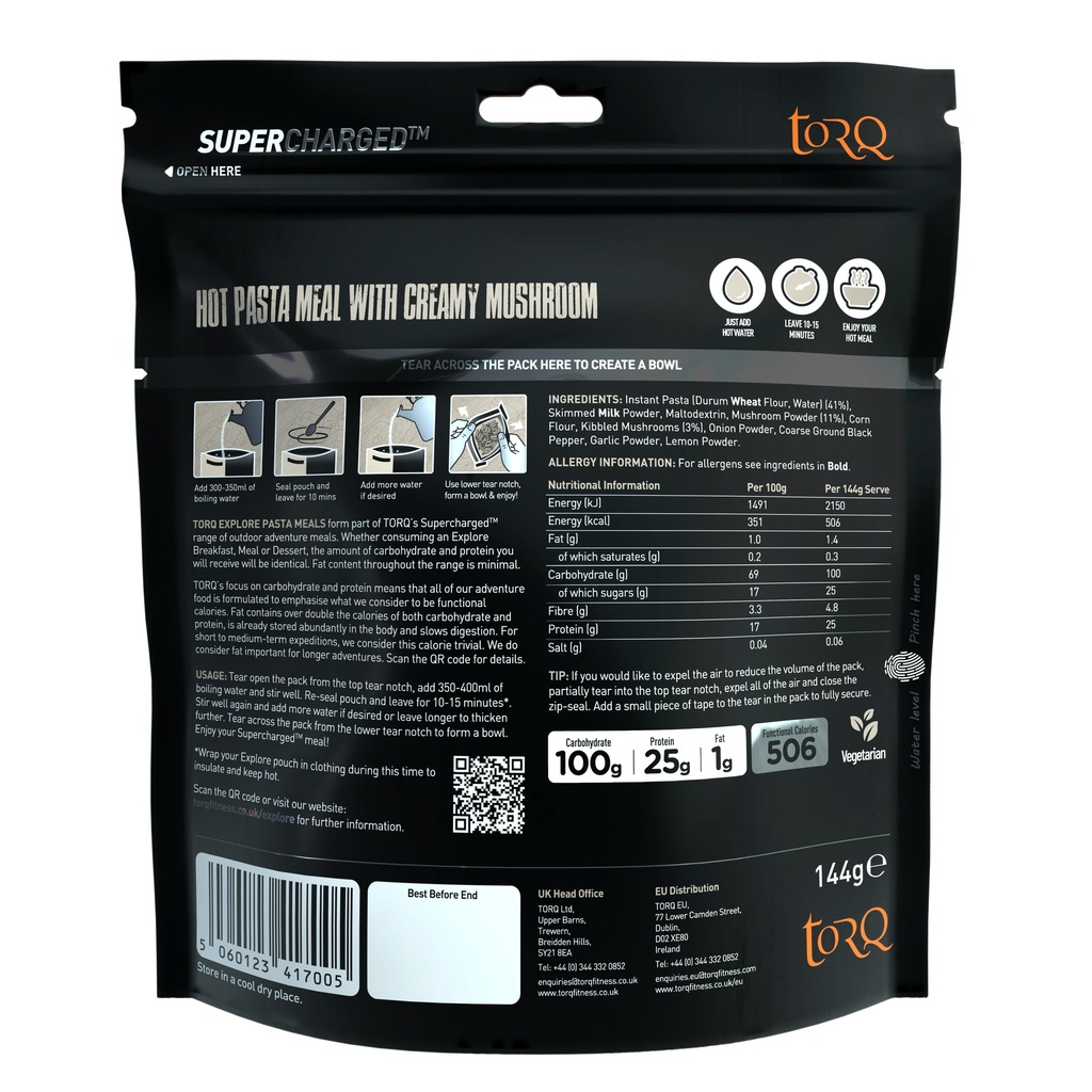 TORQ Explore Pasta Meal