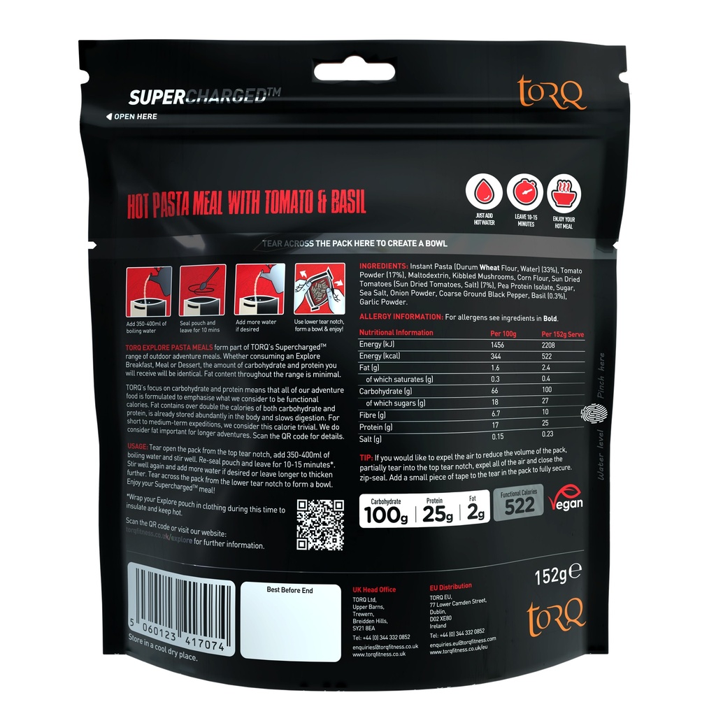 TORQ Explore Pasta Meal