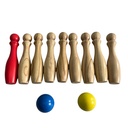 Toyfinity Wooden Bowling Set