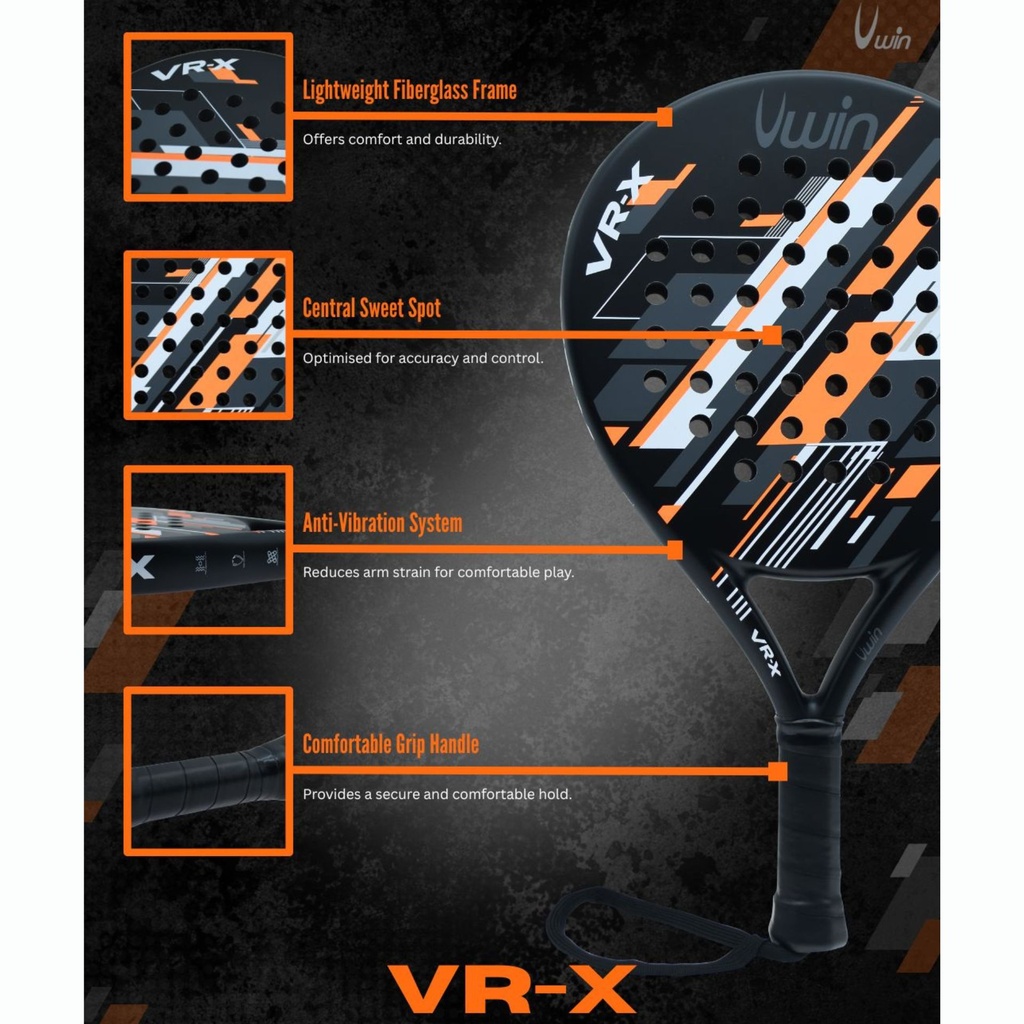Uwin VR-X Junior Padel Racket