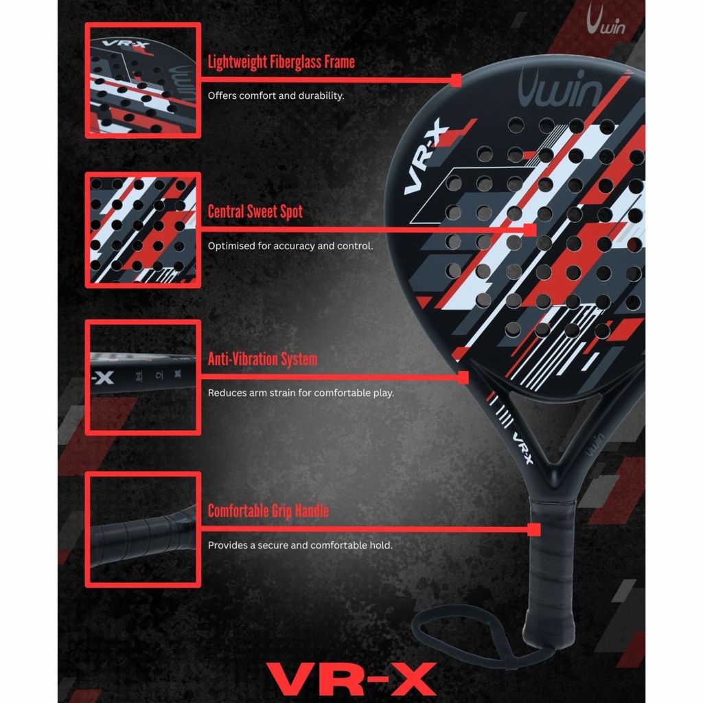 Uwin VR-X Padel Racket