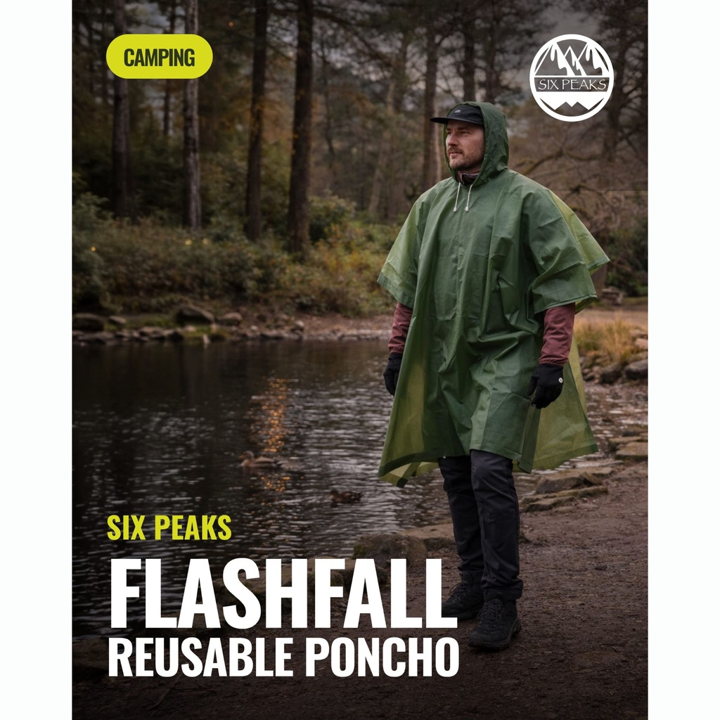Six Peaks FlashFall Reusable Poncho