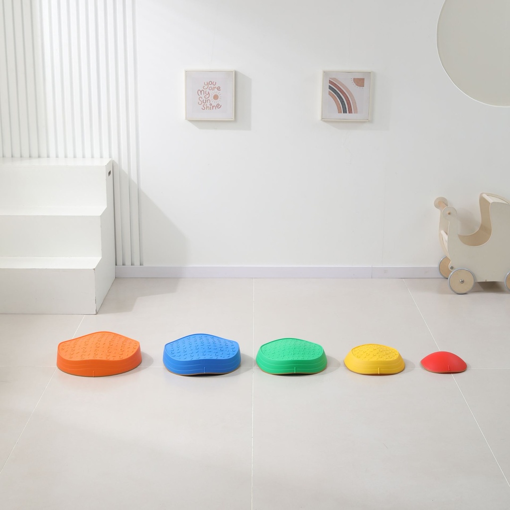 Toyfinity Sensory Stepping Stones 5 Piece Set
