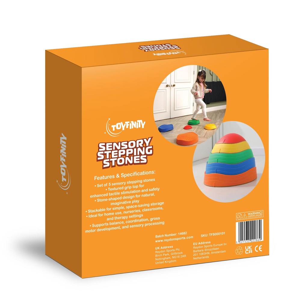 Toyfinity Sensory Stepping Stones 5 Piece Set