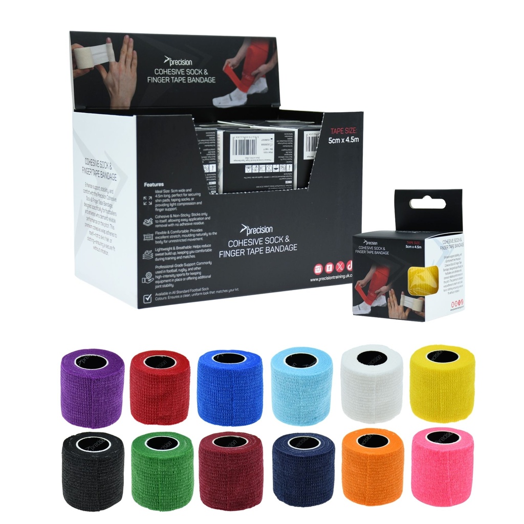 Precision Cohesive Sock & Finger Tape Bandage