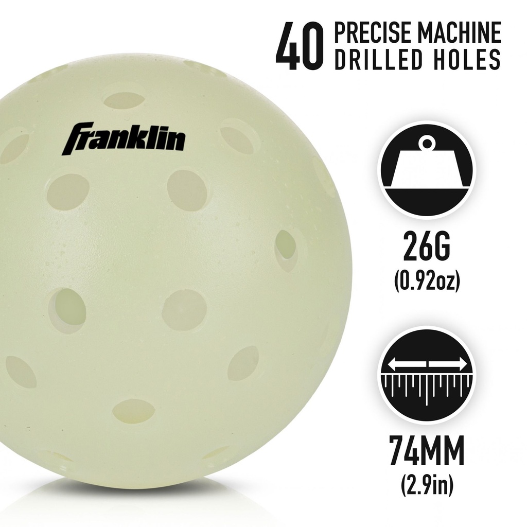 Franklin Glow In The Dark Pickleballs