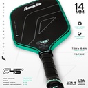 Franklin C45° Carbon Dynasty Series Pickleball Paddle