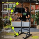 Urban Fitness Power Tower Adjustable Pull Up Station
