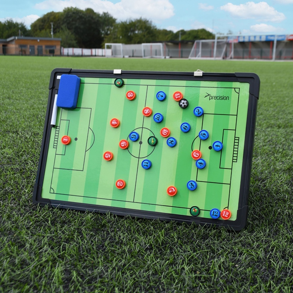 Precision Double-sided Football Pitch Tactics Board