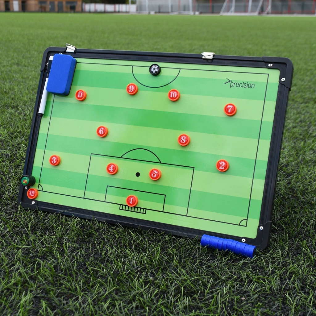Precision Double-sided Football Pitch Tactics Board