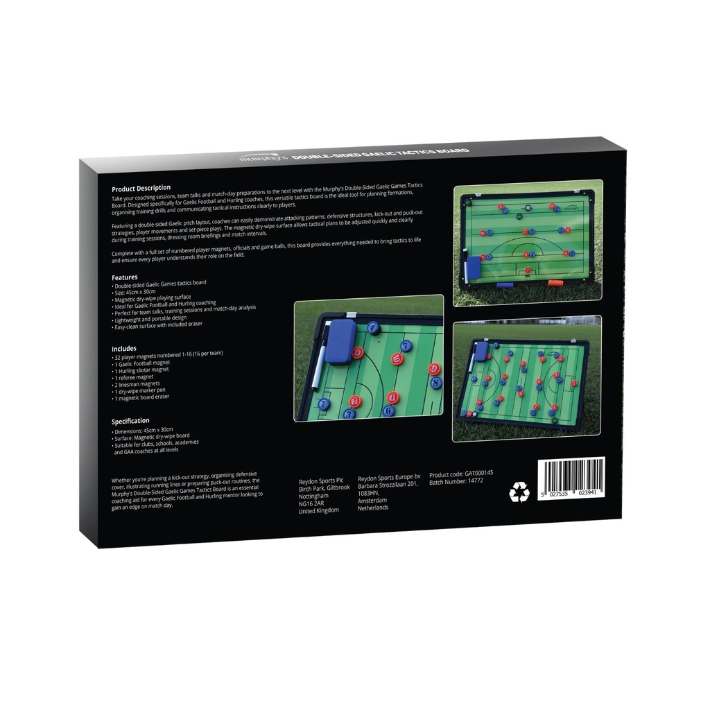 Murphy's Double-sided Gaelic Tactics Board
