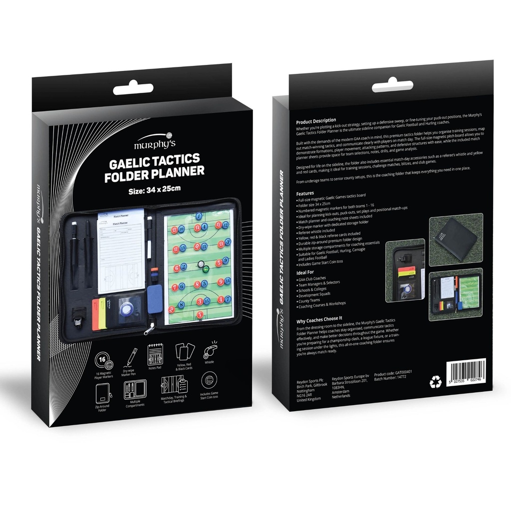 Murphy's Gaelic Tactics Folder Planner