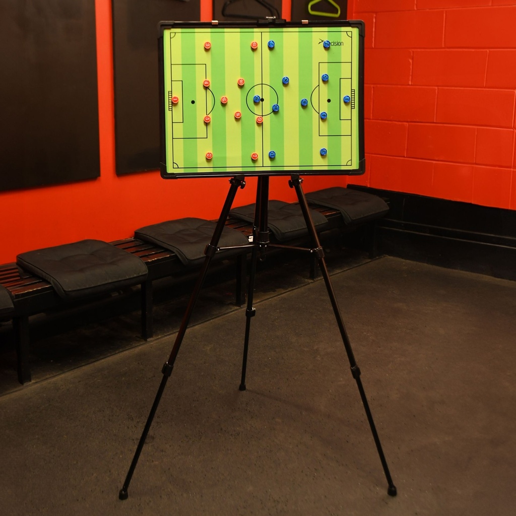 Precision Double-sided Football Pitch Tactics Board With Stand