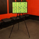 Precision Double-sided Football Pitch Tactics Board With Stand