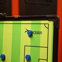 Precision Double-sided Football Pitch Tactics Board With Stand