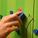 Precision Double-sided Football Pitch Tactics Board With Stand