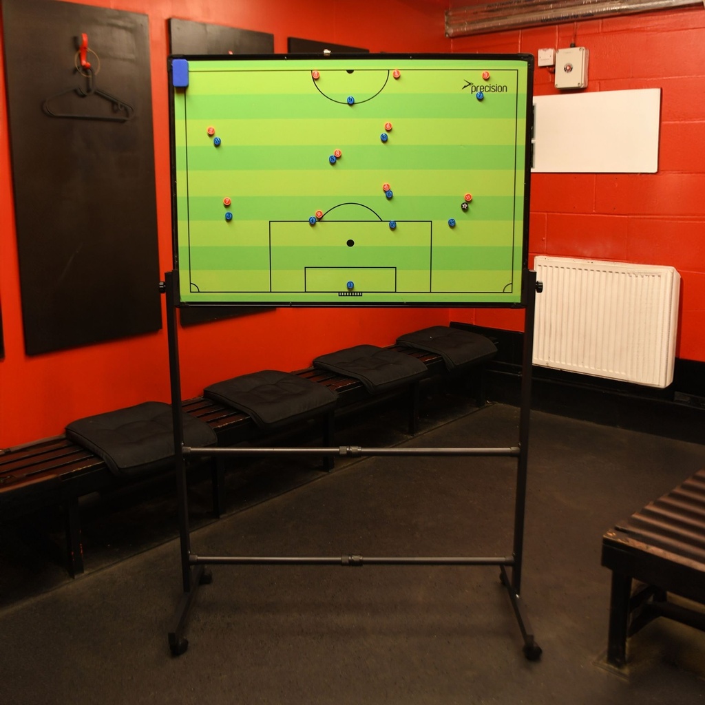 Precision Double-sided Football Pitch Tactics Board With Stand