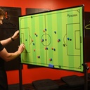 Precision Double-sided Football Pitch Tactics Board With Stand
