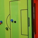 Precision Double-sided Football Pitch Tactics Board With Stand