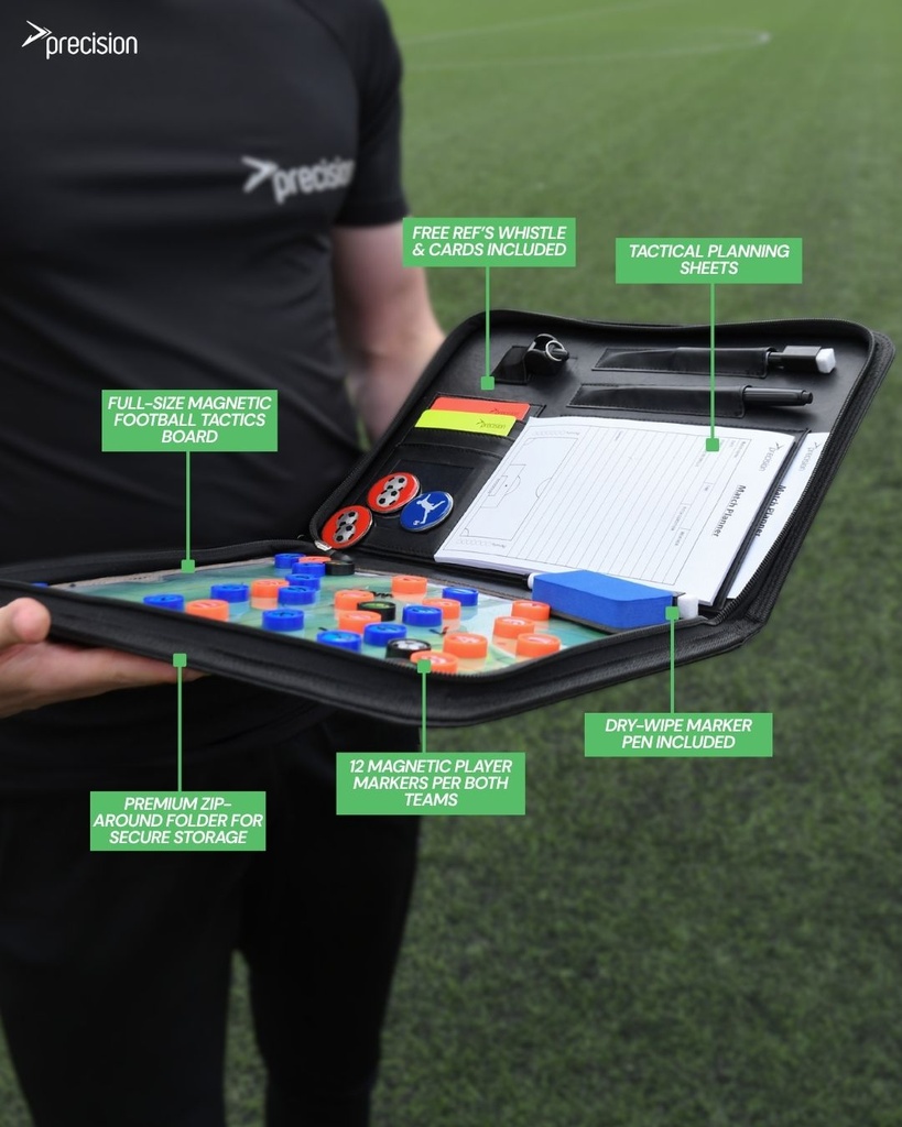Precision Football Tactics Folder Planner