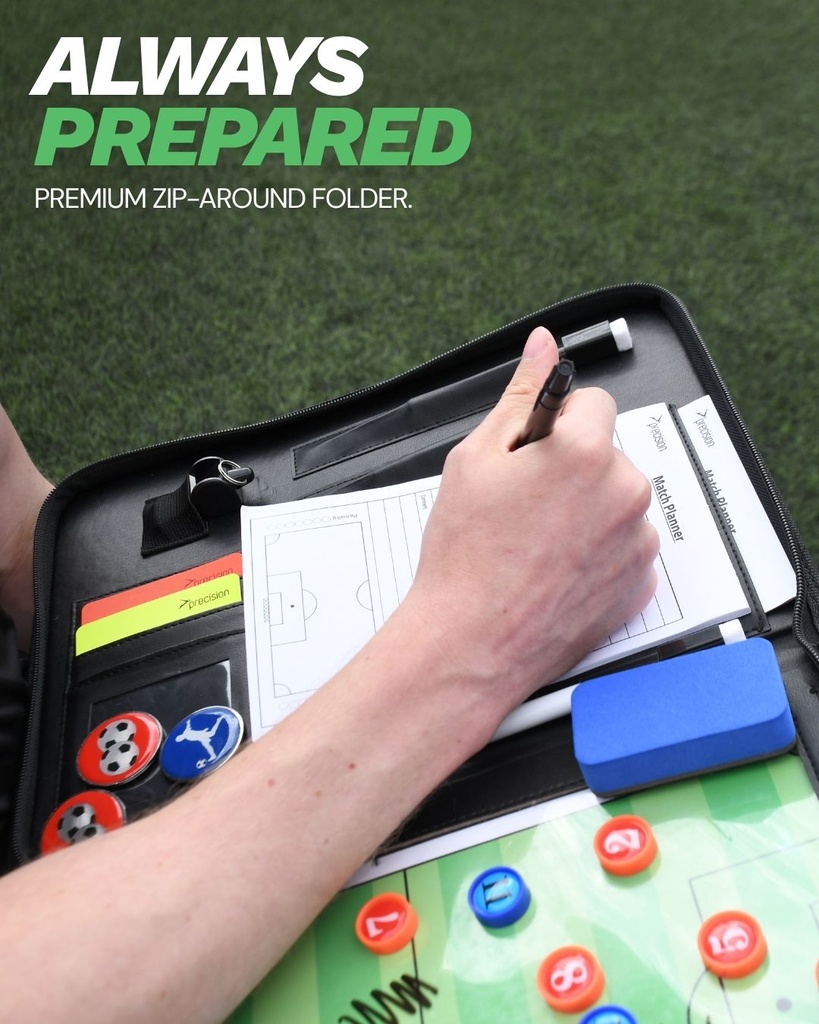 Precision Football Tactics Folder Planner