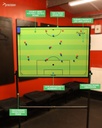 Precision Large Freestanding Football Tactics Board