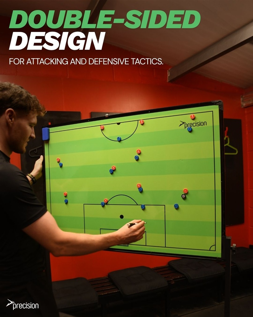 Precision Large Freestanding Football Tactics Board