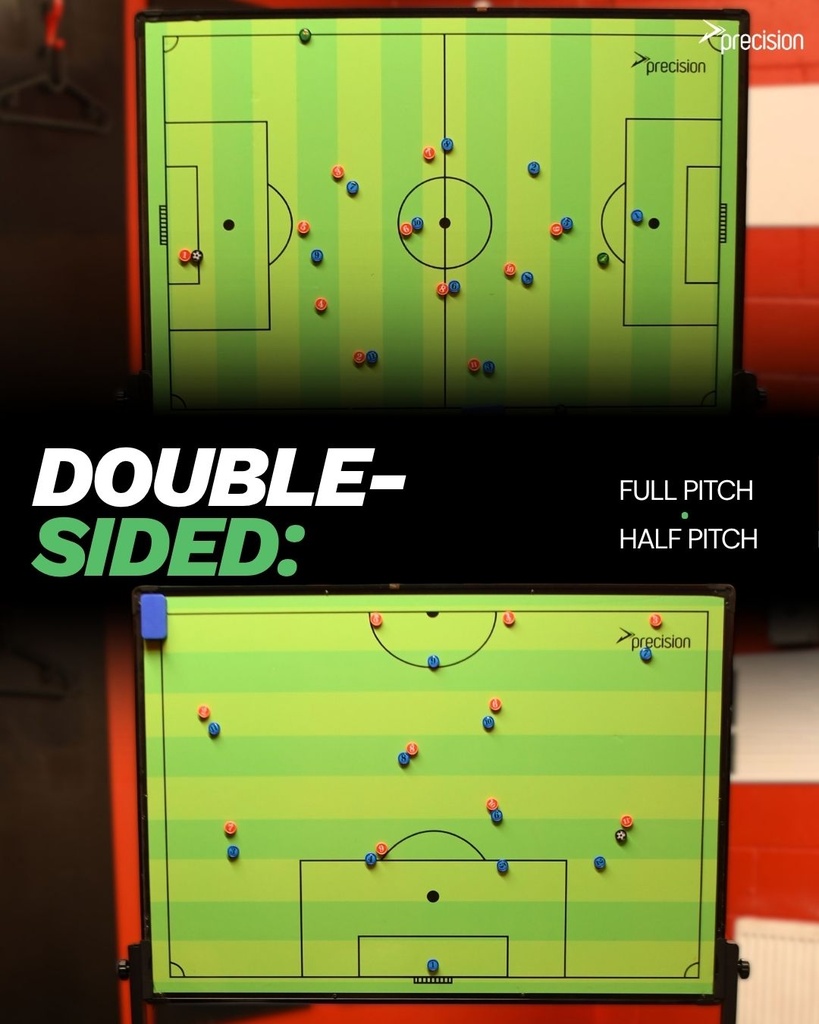 Precision Large Freestanding Football Tactics Board