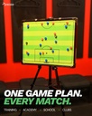 Precision Double-sided Football Pitch Tactics Board With Stand