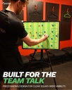 Precision Double-sided Football Pitch Tactics Board With Stand