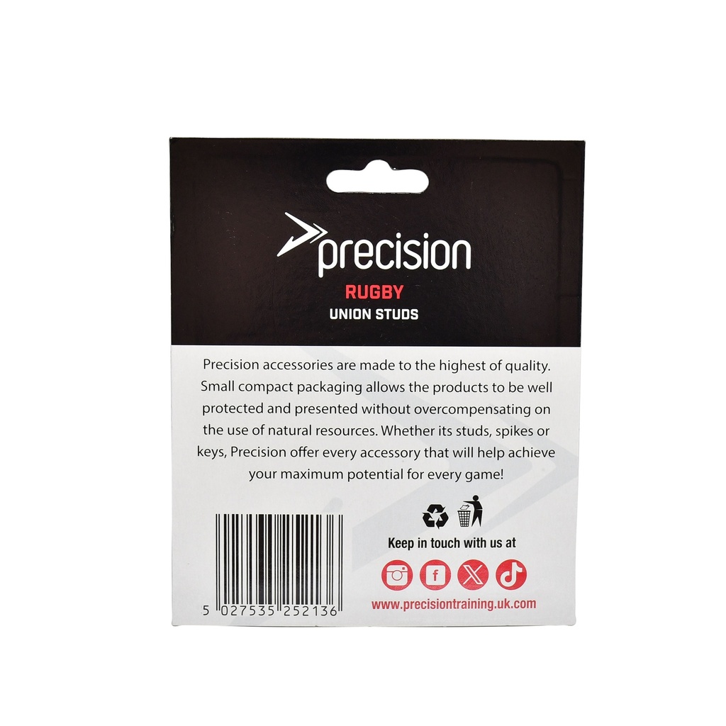 Precision Set Rugby Union Studs (Single) | Reydon Group Plc