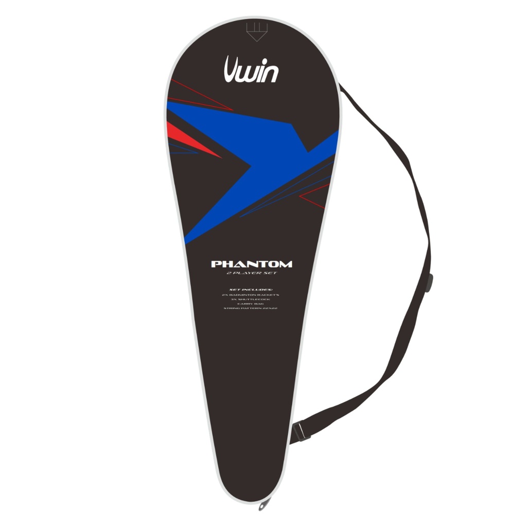 Uwin Phantom 2 Player Badminton Racket Set