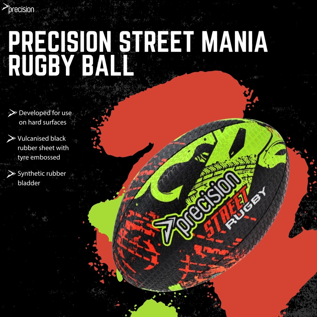 Precision Street Mania Rugby Ball
