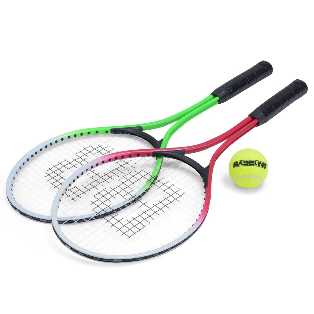 Baseline Junior 2 Player Tennis Rackets Set