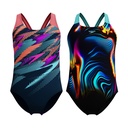 Speedo Digital Placement Splashback Junior Swimsuit