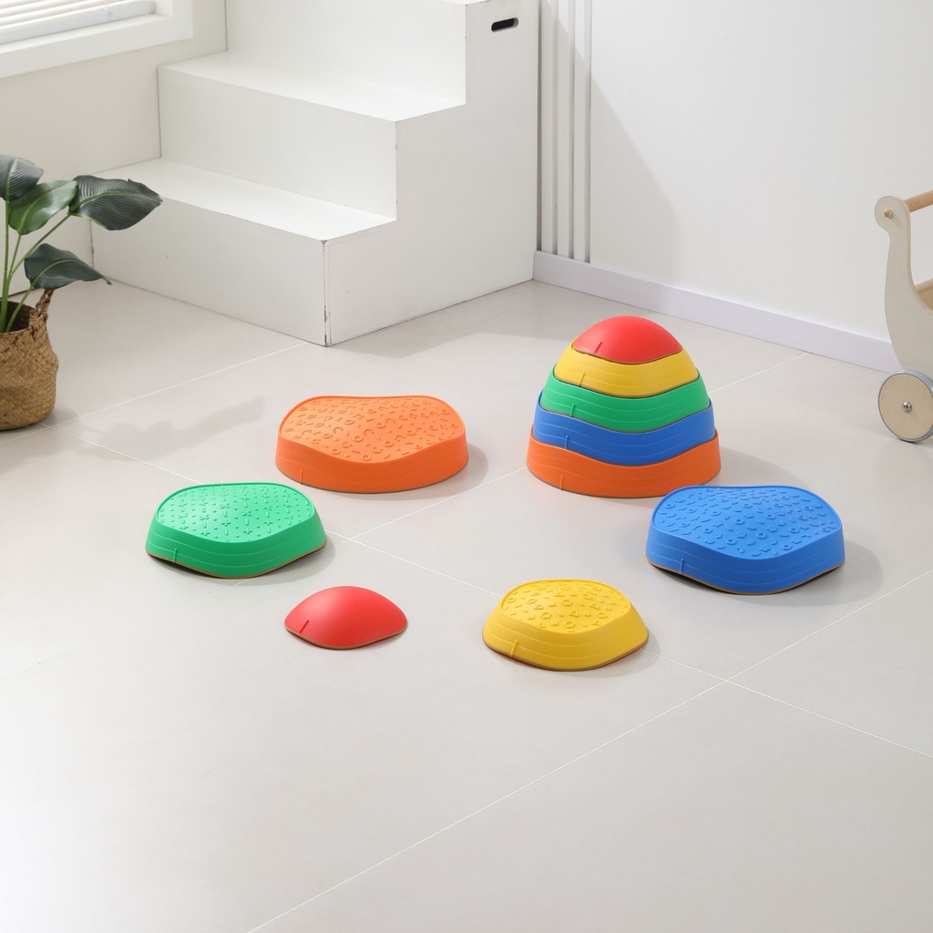Toyfinity Sensory Stepping Stones 5 Piece Set