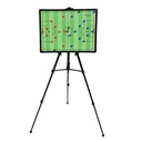 Precision Double-sided Football Pitch Tactics Board With Stand