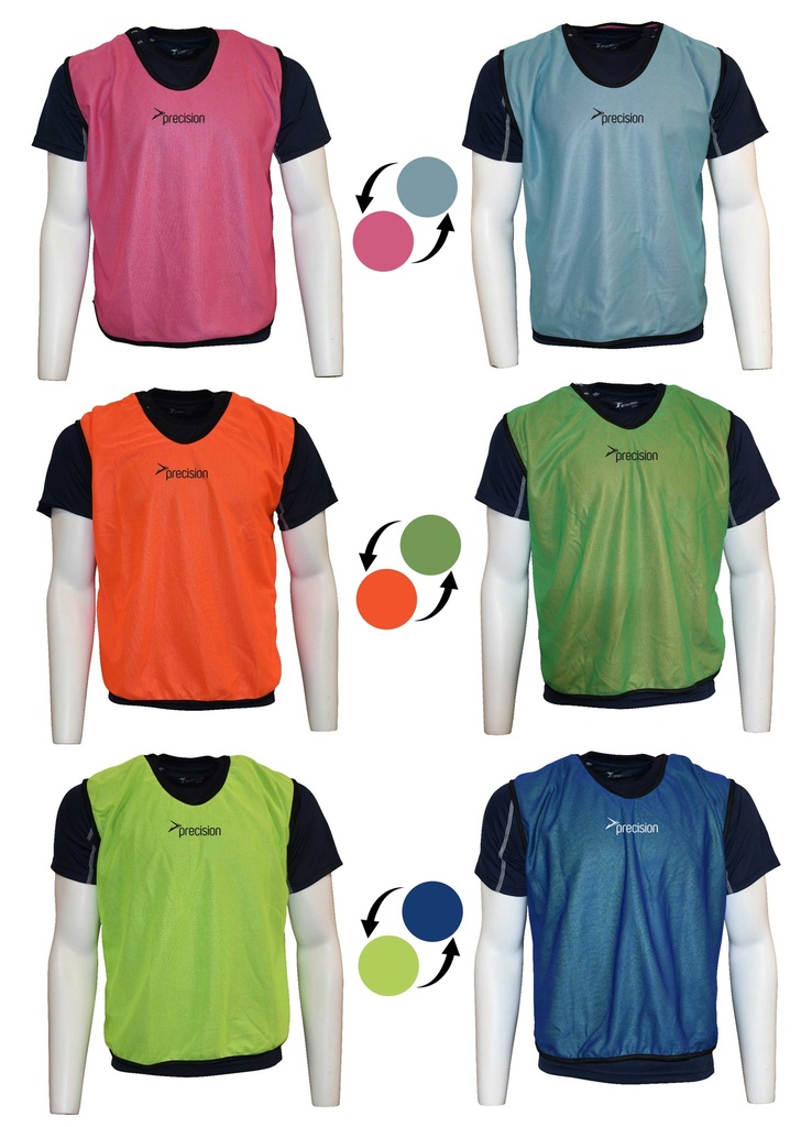 (Pack of 20) Precision Mesh Numbered 1-20 Reversible Mesh Training Bib (Infants,Kids)