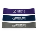 Fitness Mad Latex Free Mini Power Loops Set of 3