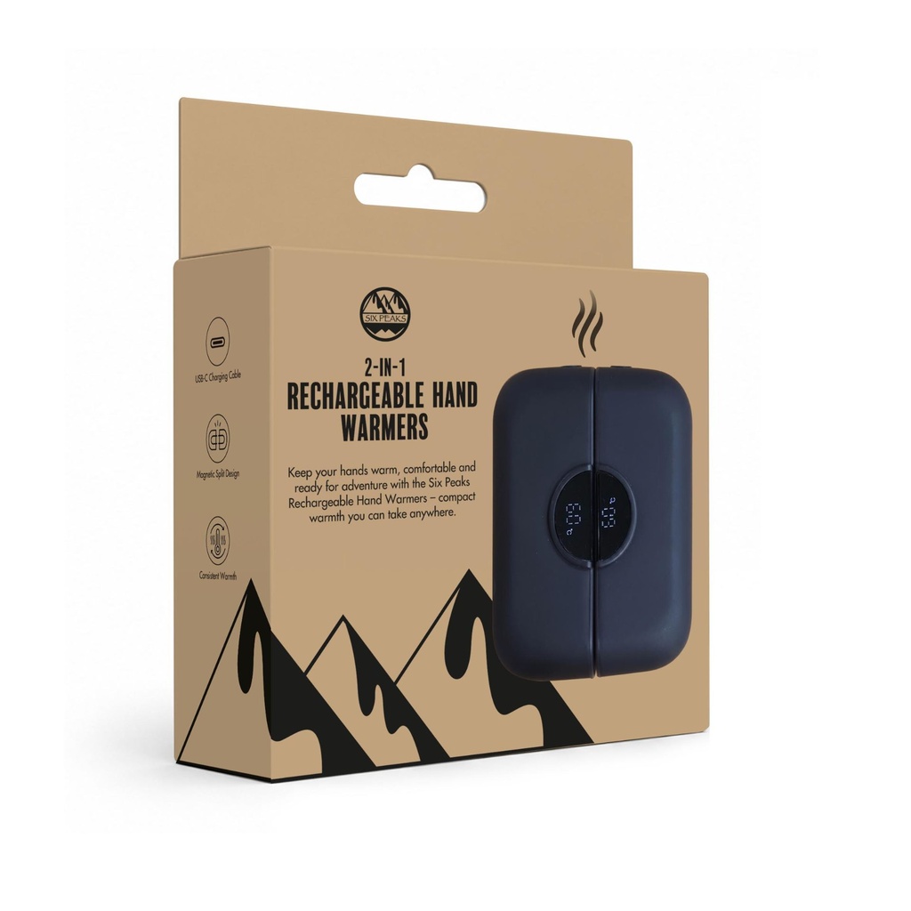 Six Peaks Rechargeable Hand Warmers (Pack of 2)